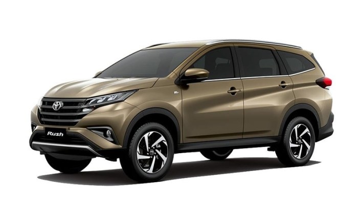 Toyota rush km per liter