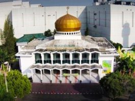 Agung masjid medan menara ketiga tertinggi gowest