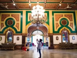 Interior istana maimun