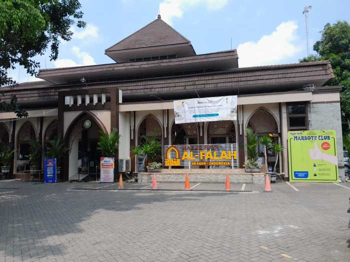 Masjid raya al falah sragen foto
