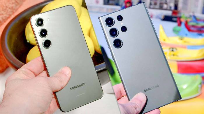 Samsung galaxy s23 fe vs s23