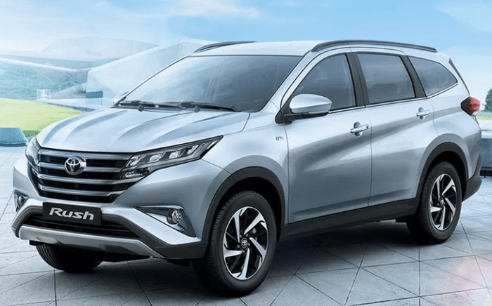Toyota rush kapasitas bensin