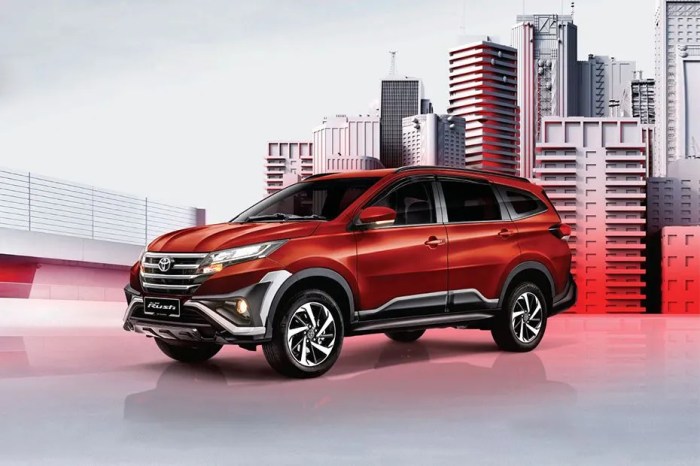Toyota rush front wheel drive