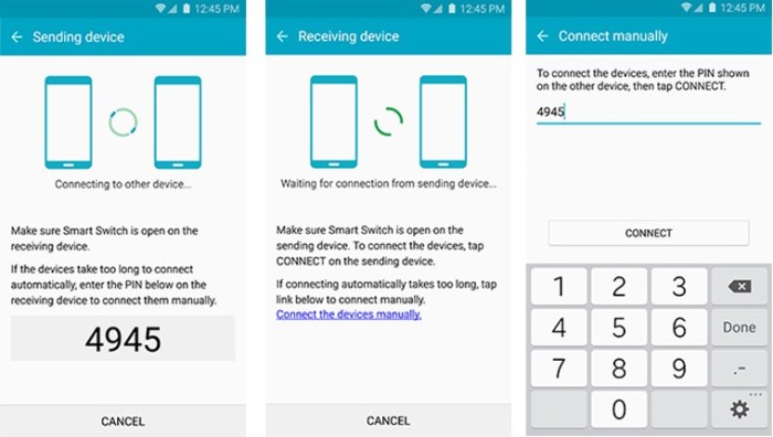 Cara mentransfer data ke Samsung