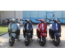 Vespa roda listrik segway bertenaga kendaraan
