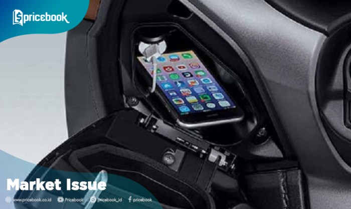 Motor honda yang ada charger hp