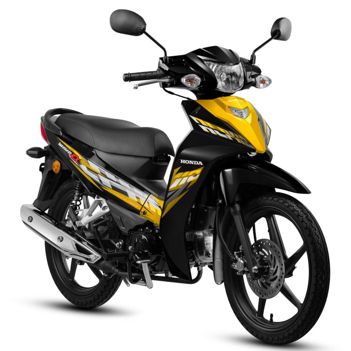 Kuning modif oranye sepeda modifikasi