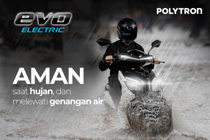 Motor listrik kena hujan