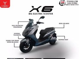Harga motor listrik x6