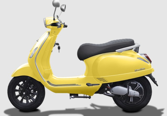 Motor listrik yang mirip vespa