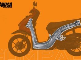 Motor honda rangka esaf